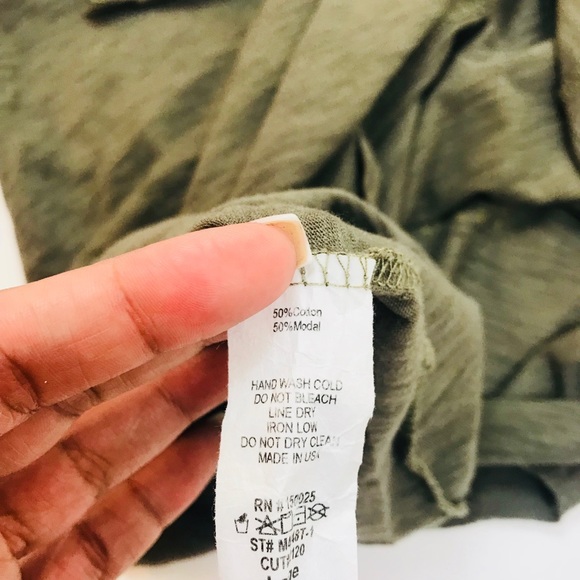 Emory Park Heavily Distressed Shredded Shirt - Picture 6 of 7